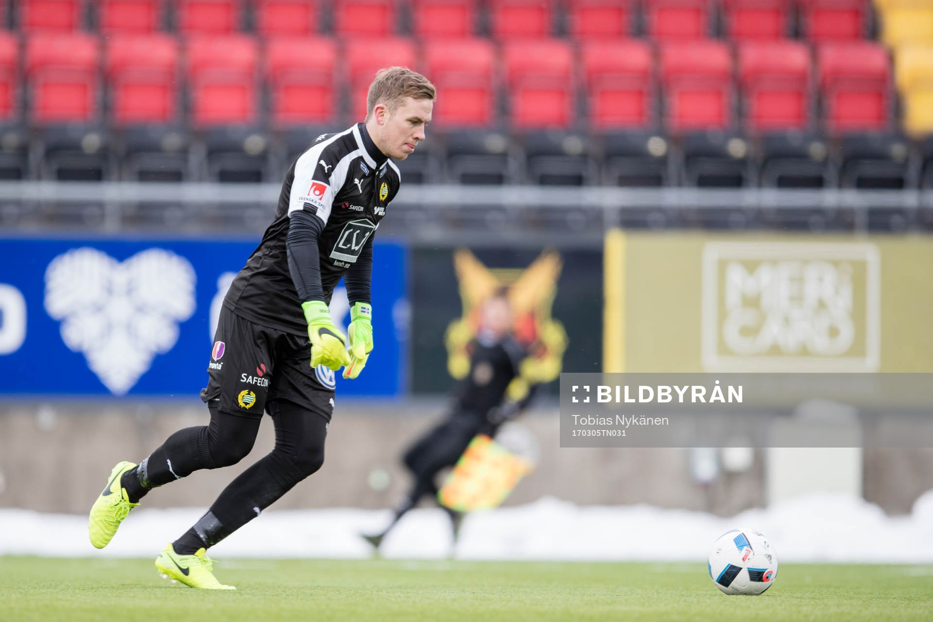 Hammarbys målvakt Ögmundur Kristinsson