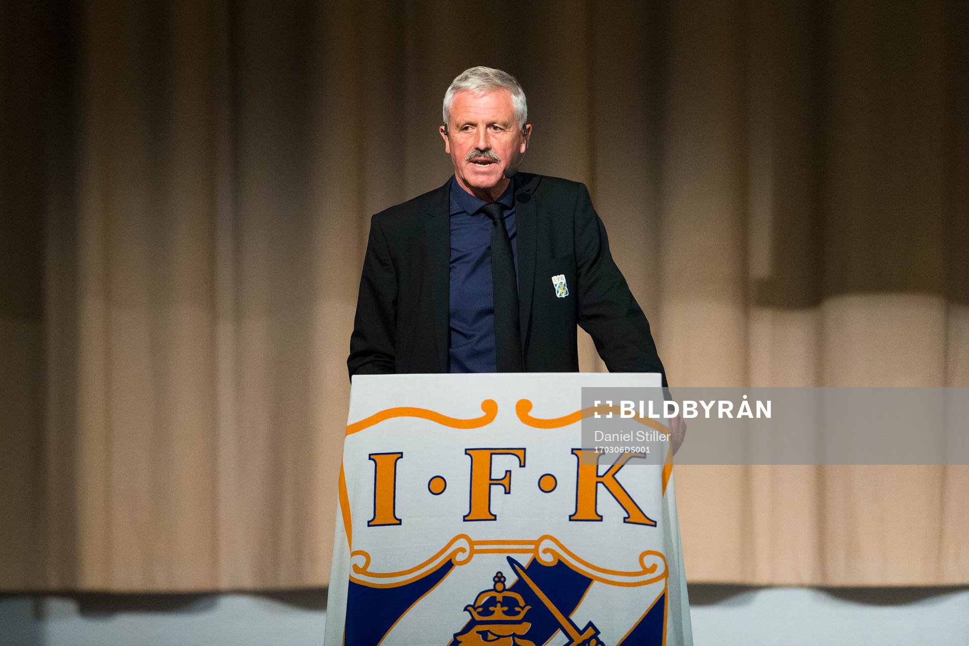 IFK Göteborgs ordförande Frank Andersson  under IFK Göteborgs årsmöte den 6 mars 2017 i Göteborg.