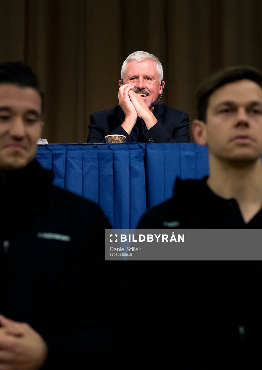 IFK Göteborgs ordförande Frank Andersson  under IFK Göteborgs årsmöte den 6 mars 2017 i Göteborg.