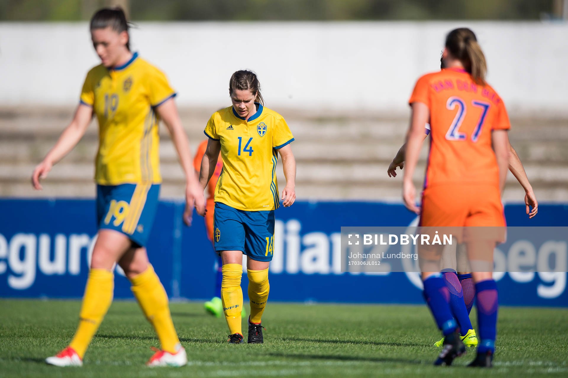 Sveriges Hanna Folkesson deppar