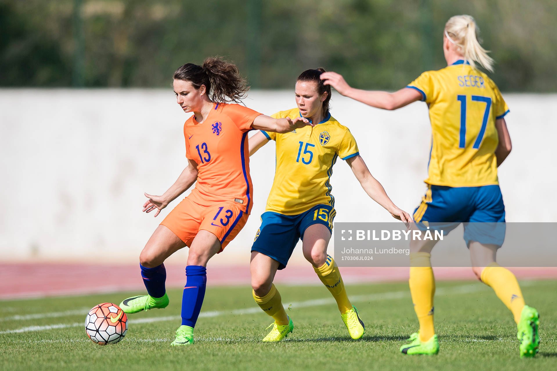 Hollands Renate Jansen och Sveriges Jessica Samuelsson