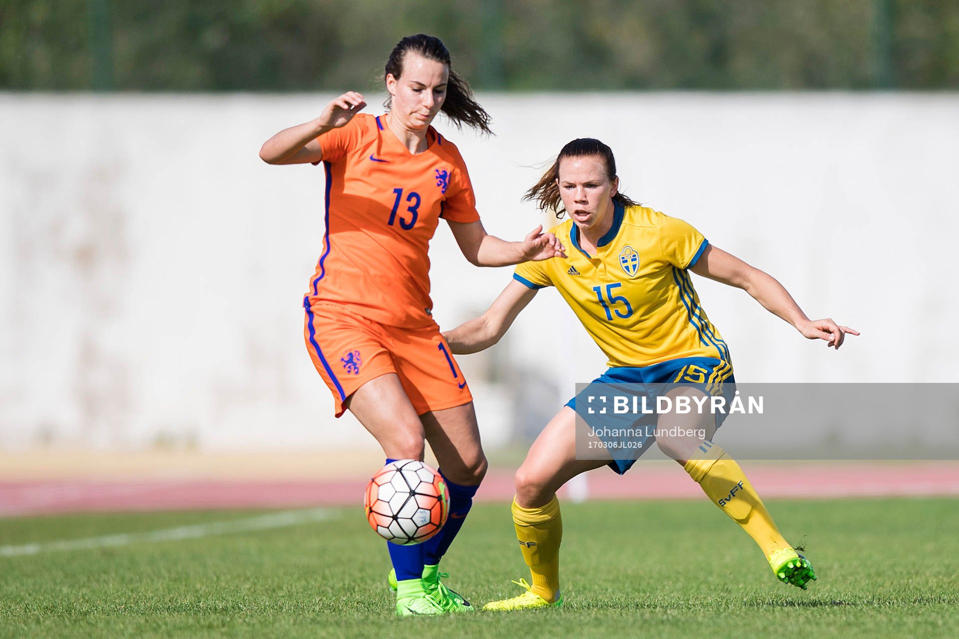 Hollands Renate Jansen och Sveriges Jessica Samuelsson