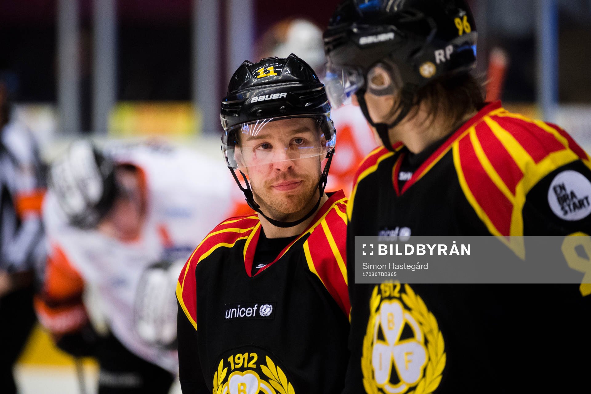 Brynäs Kevin Clark och Oskar Lindblom