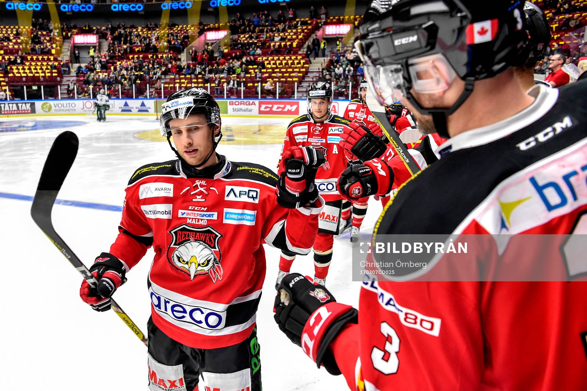 Malmö Redhawks Ilari Filppula jublar