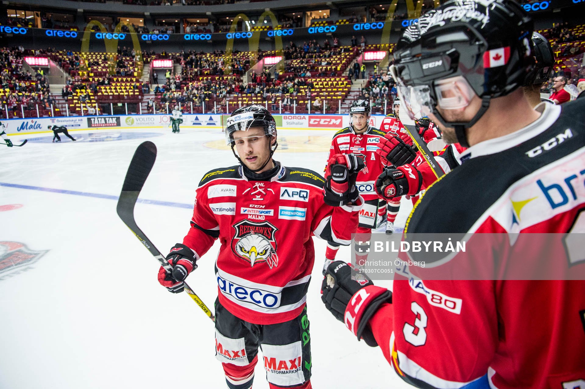 Malmö Redhawks Ilari Filppula jublar