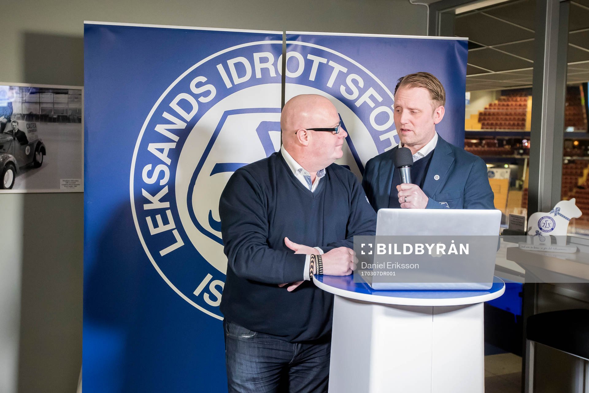 Claes Thirus och Christer Siik i LIF TV innan