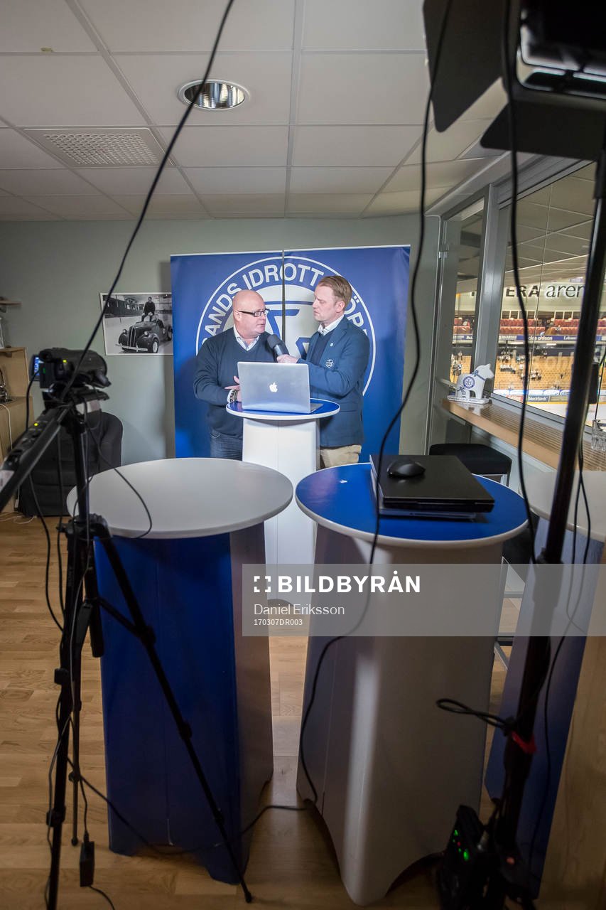 Claes Thirus och Christer Siik i LIF TV innan