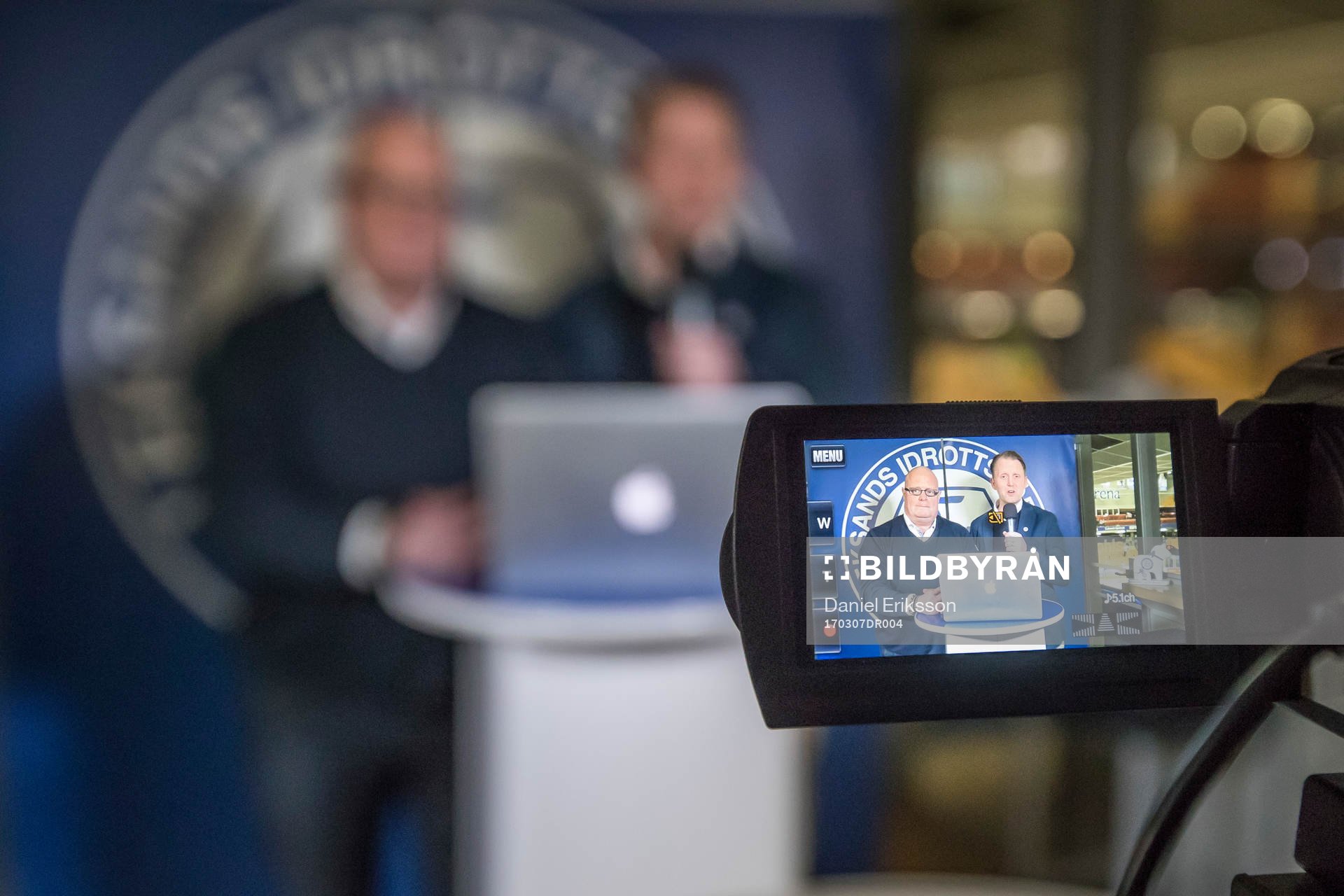 Claes Thirus och Christer Siik i LIF TV innan