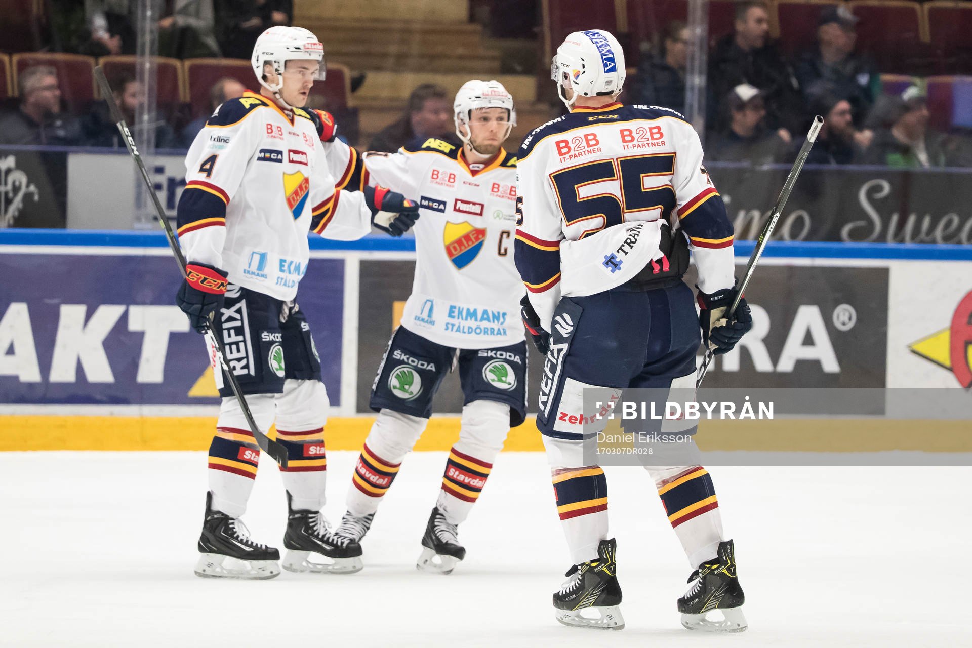 Djurgårdens Marcus Högström jublar