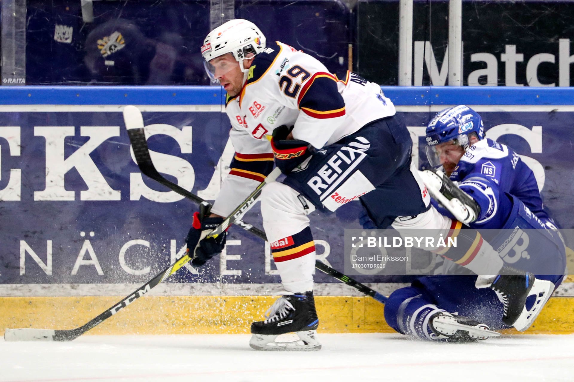 Djurgårdens Matt Anderson och Leksands Mattias Ritola