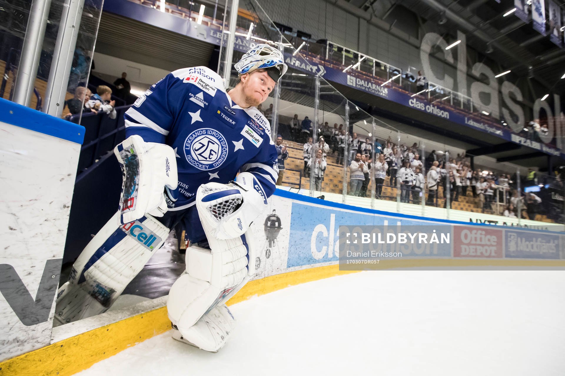 Leksands målvakt Atte Engren utsedd till matchens krigare