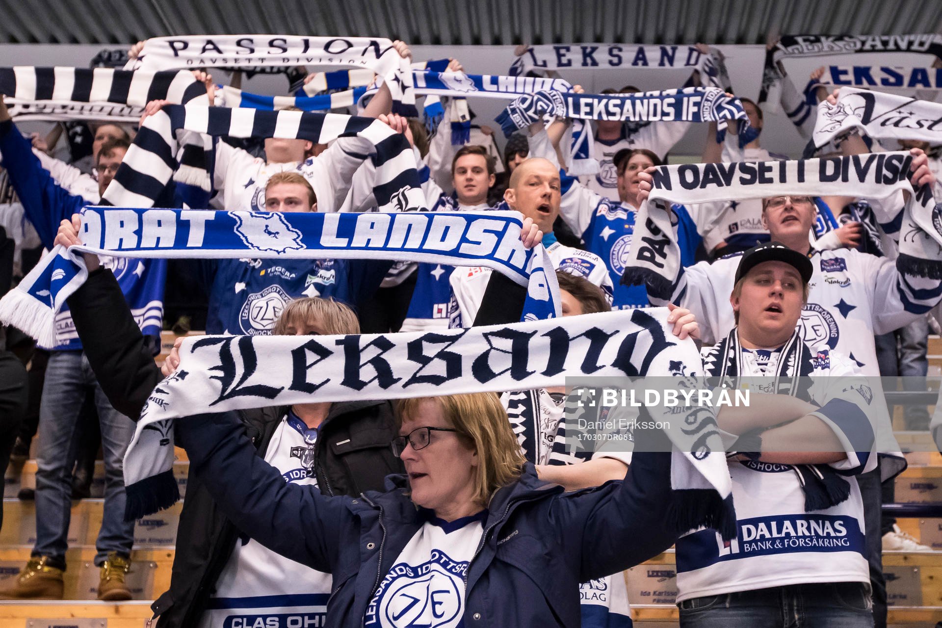 Leksand superstars i ishockeymatchen i SHL mellan Leksand