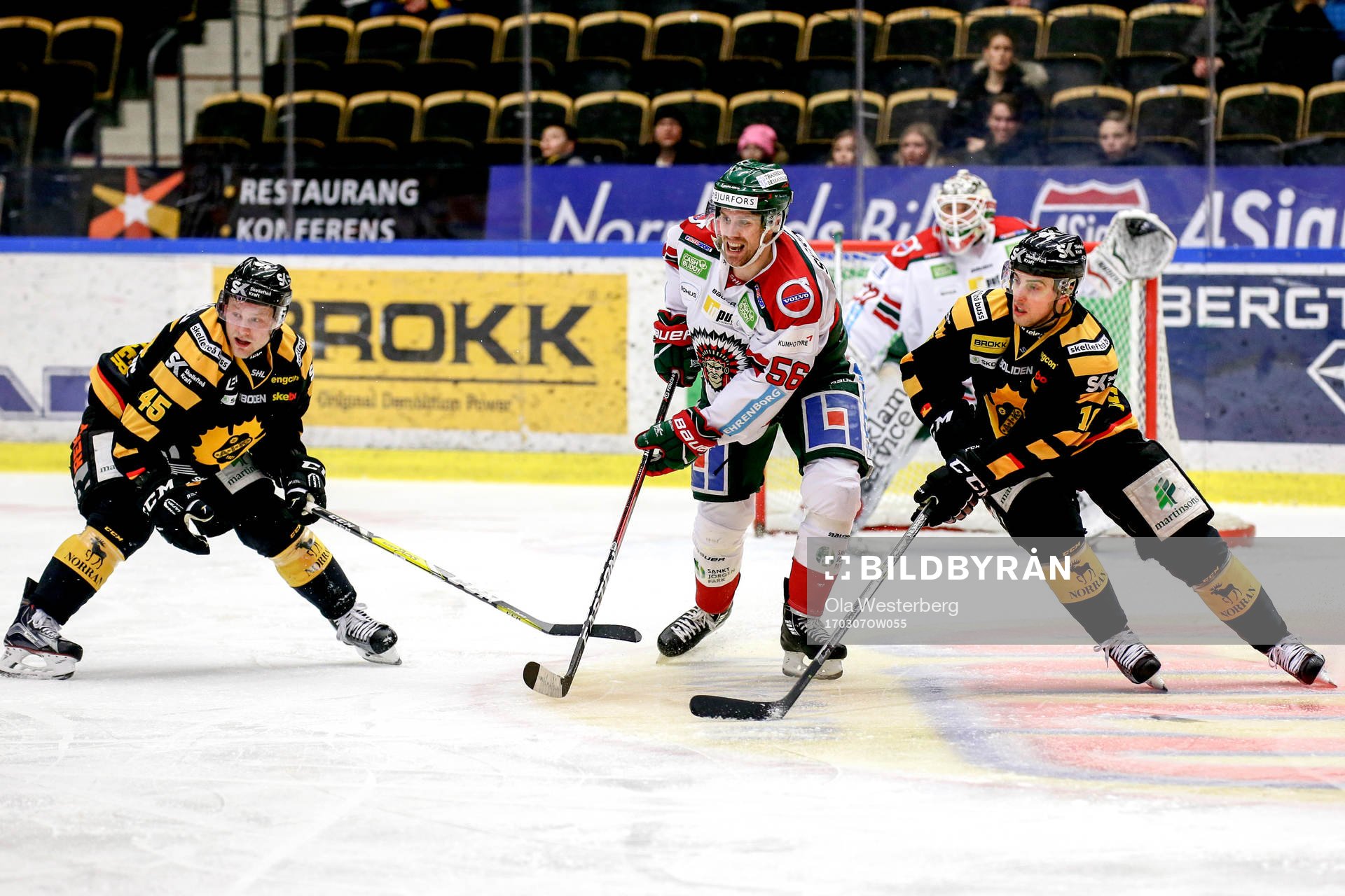 Skellefteås Oscar Möller och Joakim Lindström och