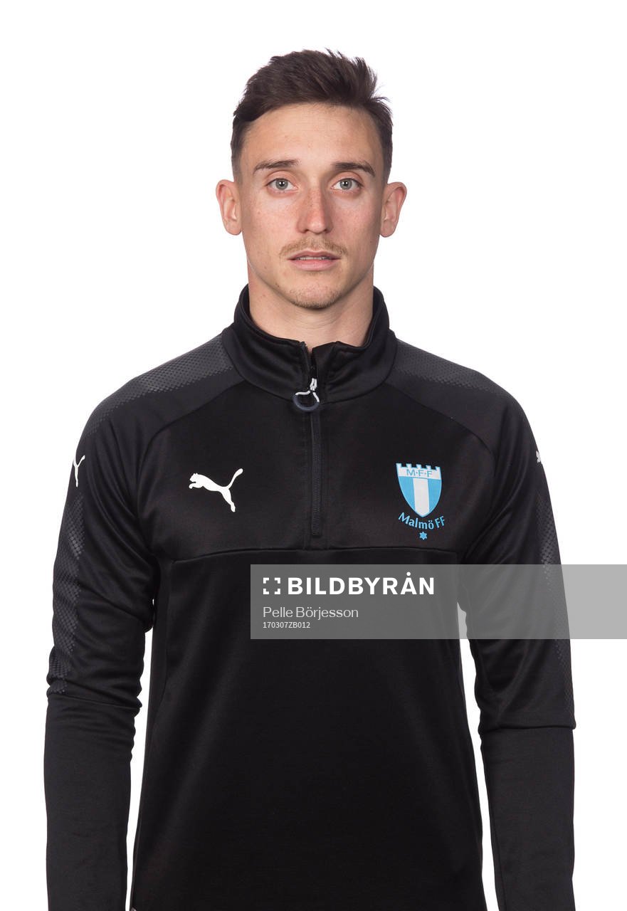 Malmö FFs fystränare Ben Rosen poserar för ett porträtt den 7 mars 2017 i Malmö.