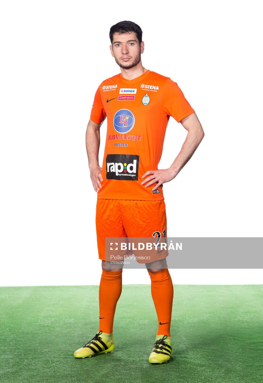 AFC Eskilstunas Anel Rashkaj poserar för ett porträtt den 7 mars 2017 i Eskilstuna.