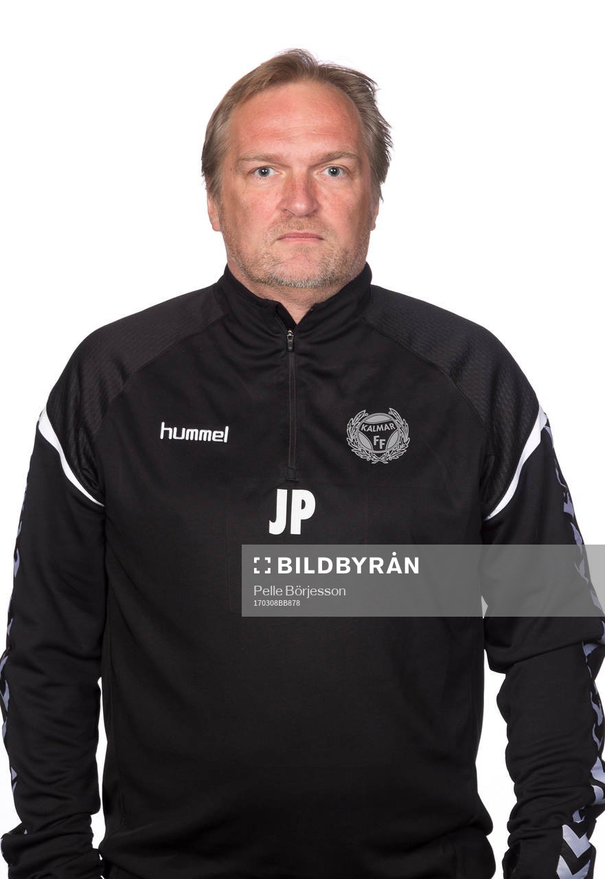 Kalmars assisterande tränare Jörgen Petersson poserar för ett porträtt den 8 mars 2017 i Kalmar.