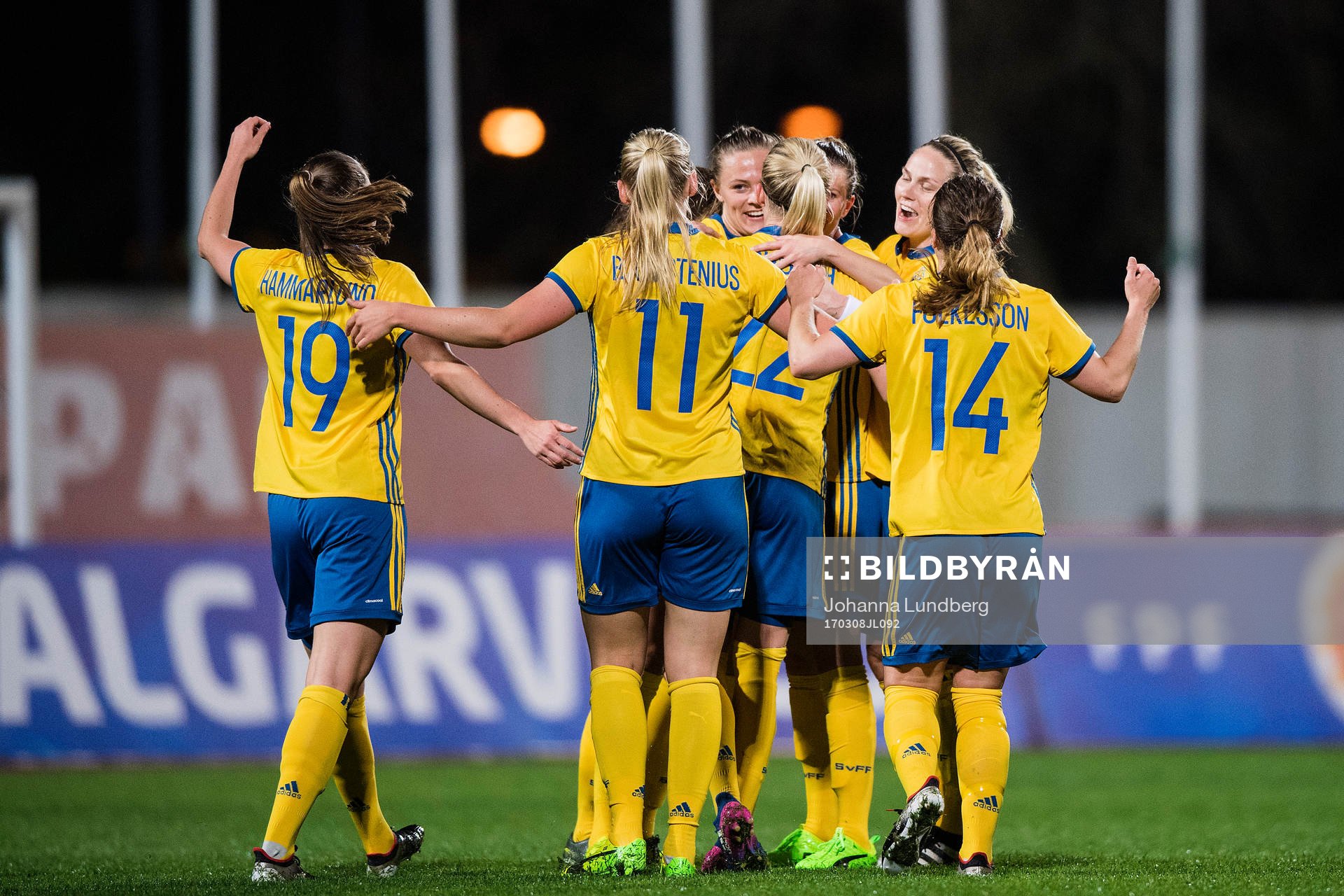 Sveriges Pauline Hammarlund, Stina Blackstenius, Lisa