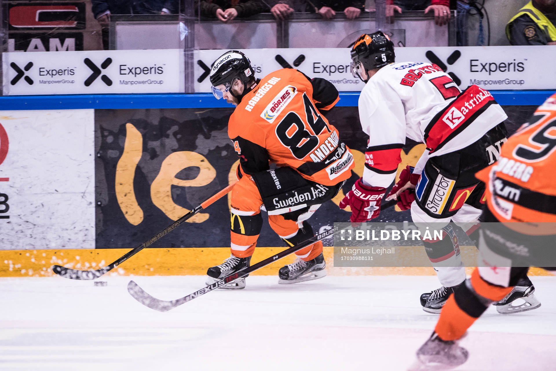 Karlskronas Jimmy Andersson och Örebros Gustav Backström