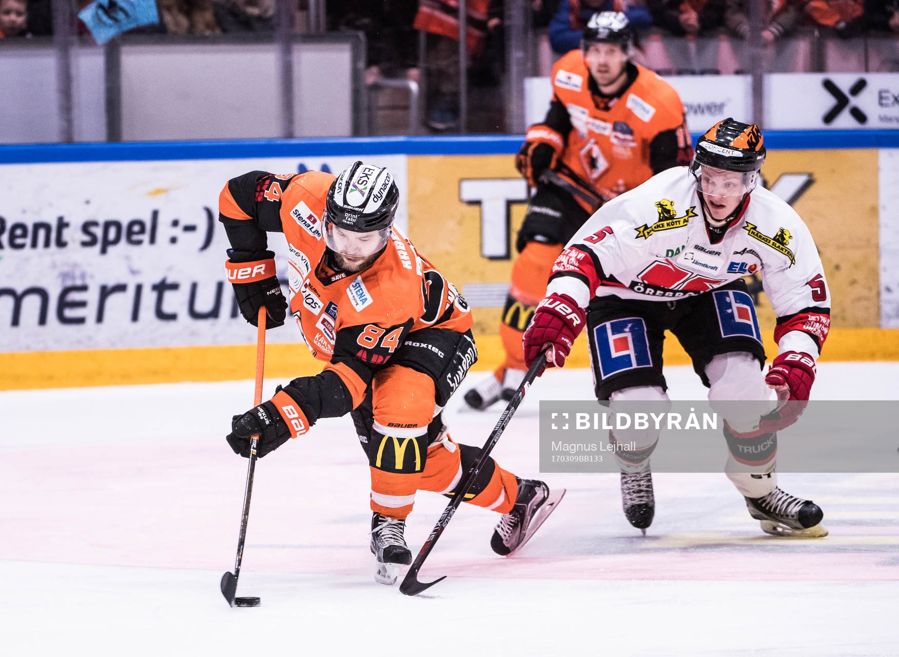 Karlskronas Jimmy Andersson  och Örebros Gustav Backström