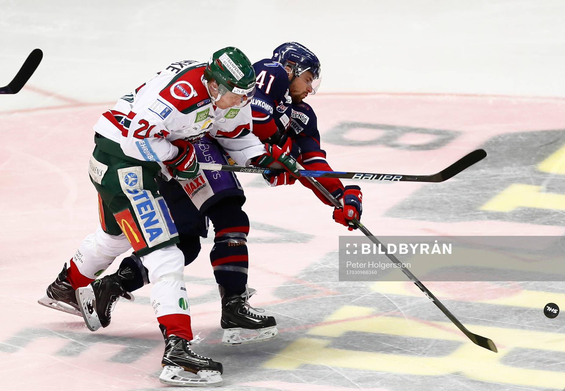 Frölundas Joel Lundqvist och Linköpings Broc Little