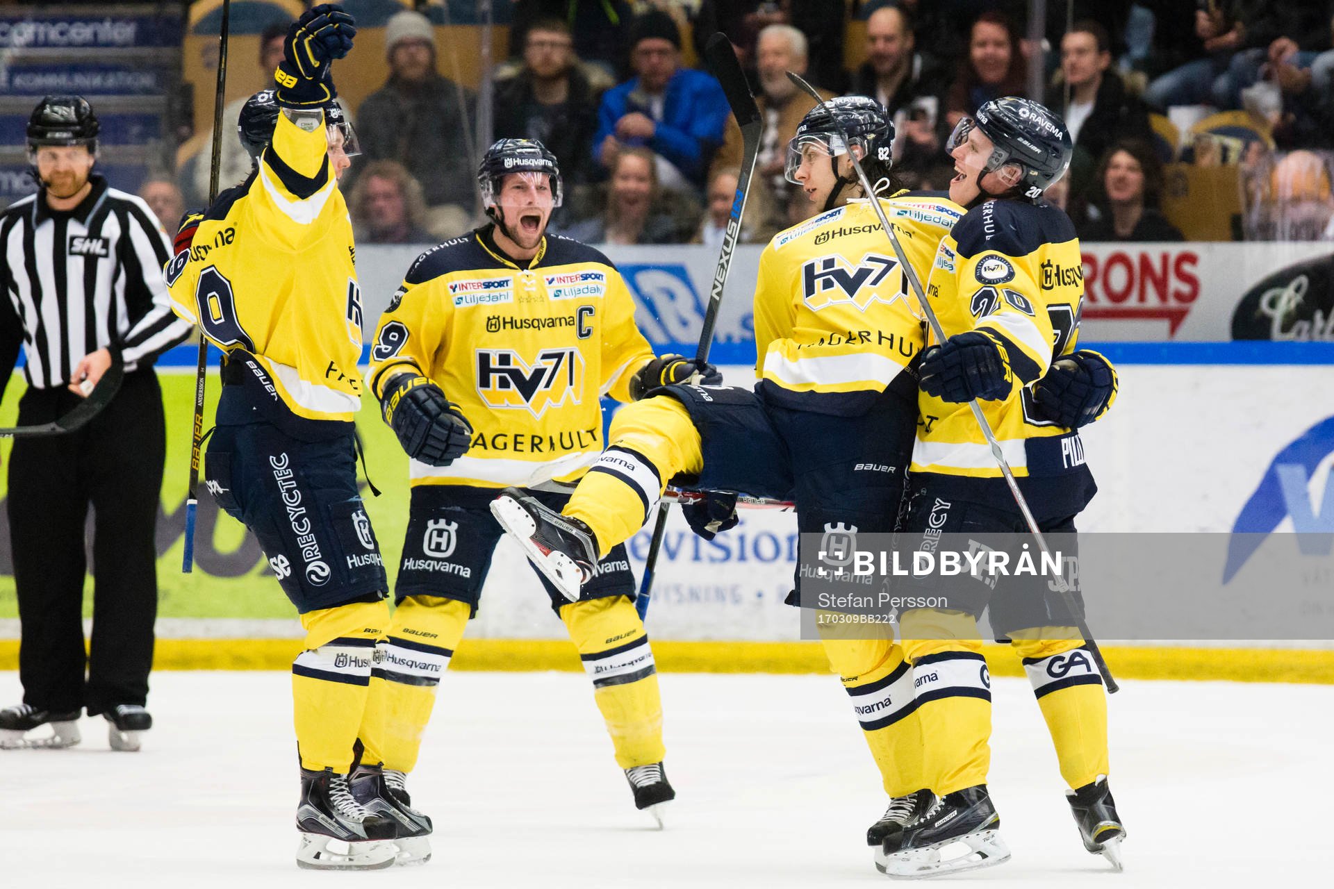 s Erik Andersson, Chris Abbott, Kevin Stenlund och Lawrence