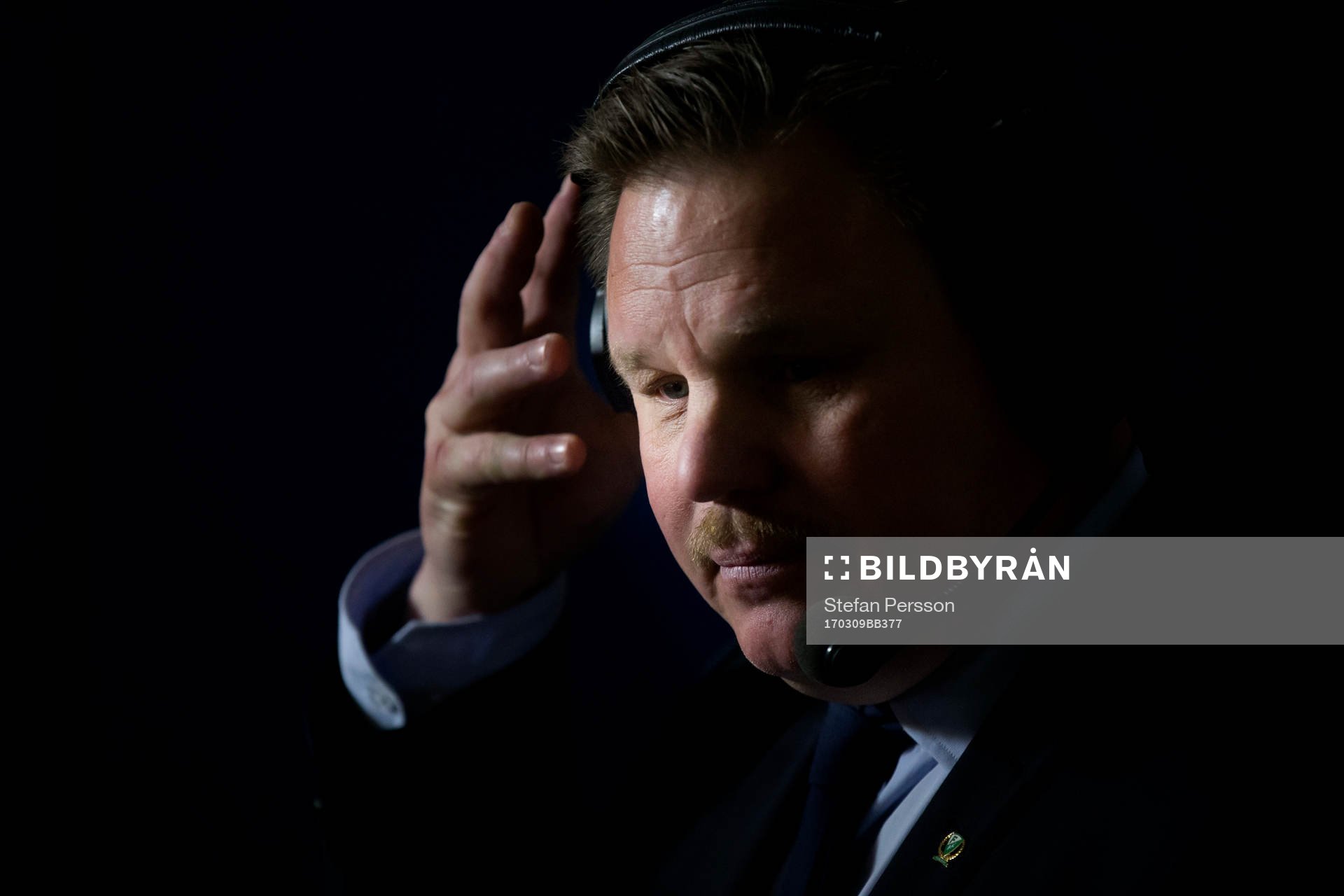 Färjestads tränare Leif Carlsson