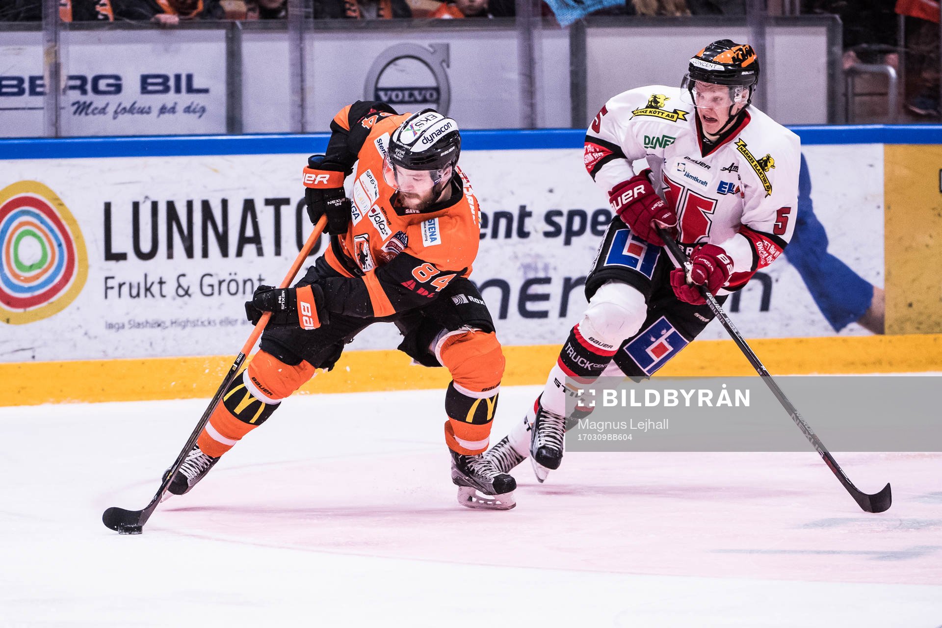 Karlskronas Jimmy Andersson och Örebros Gustav Backström