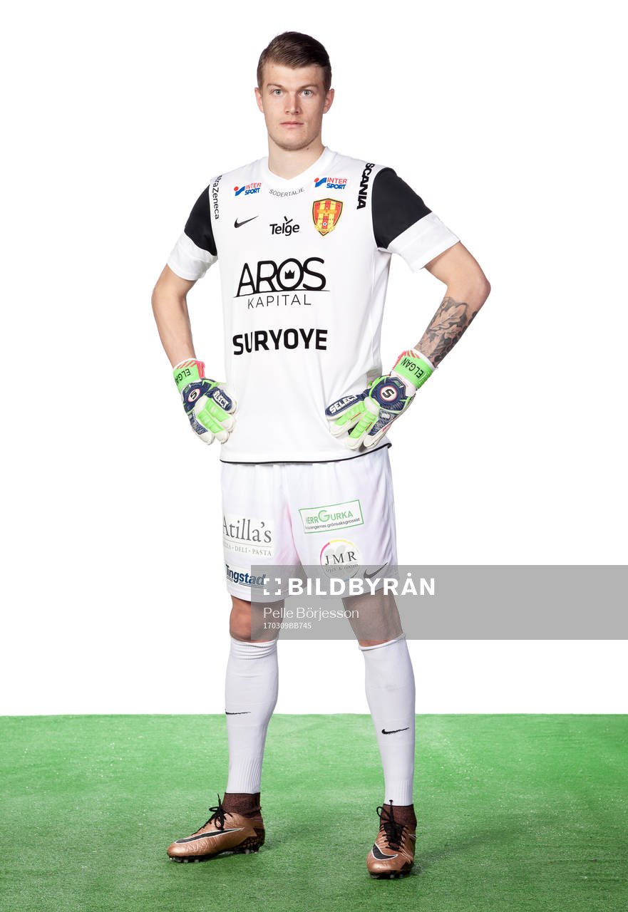 Syrianskas målvakt Hampus Elgan