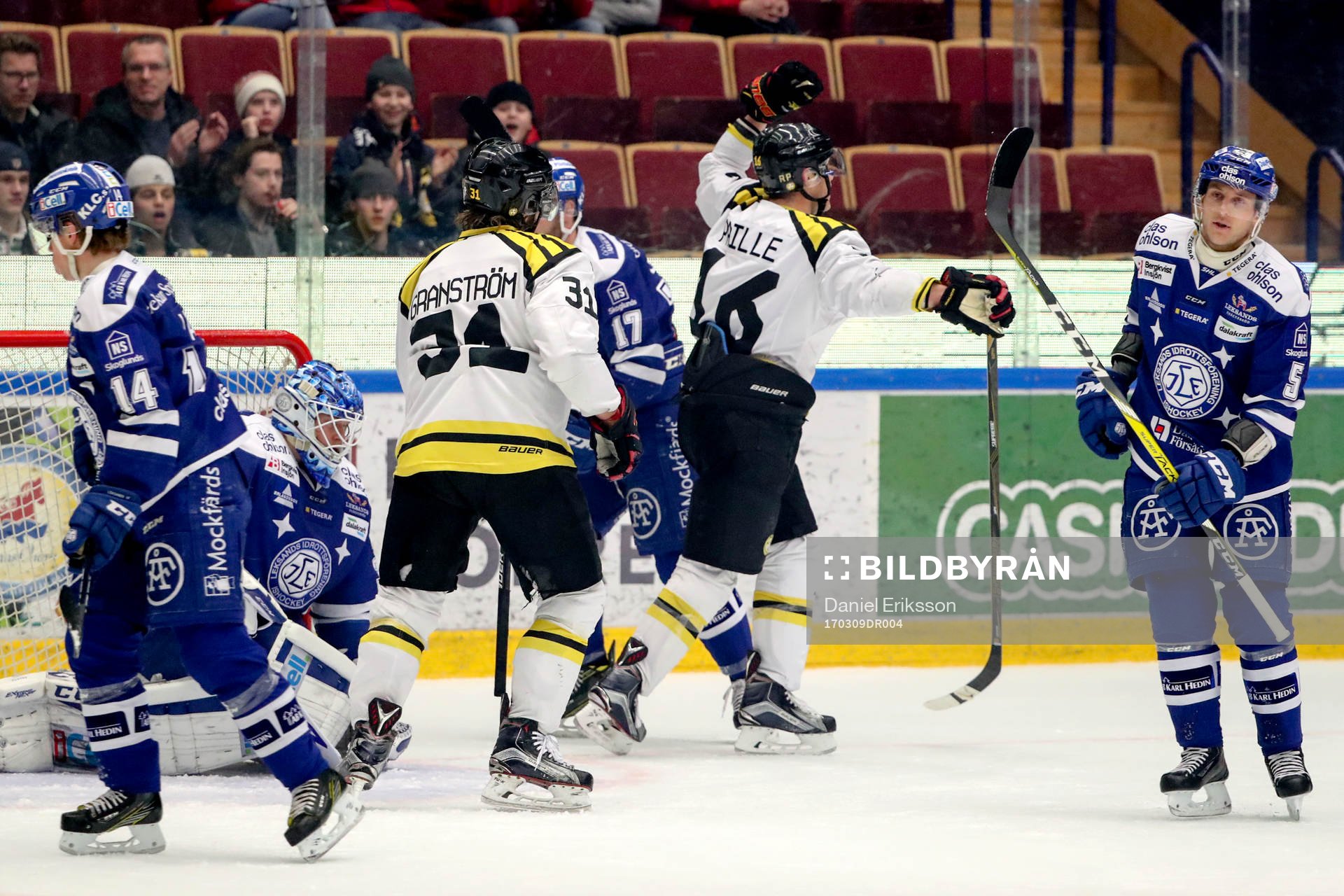 Brynäs Daniel Paille jublar