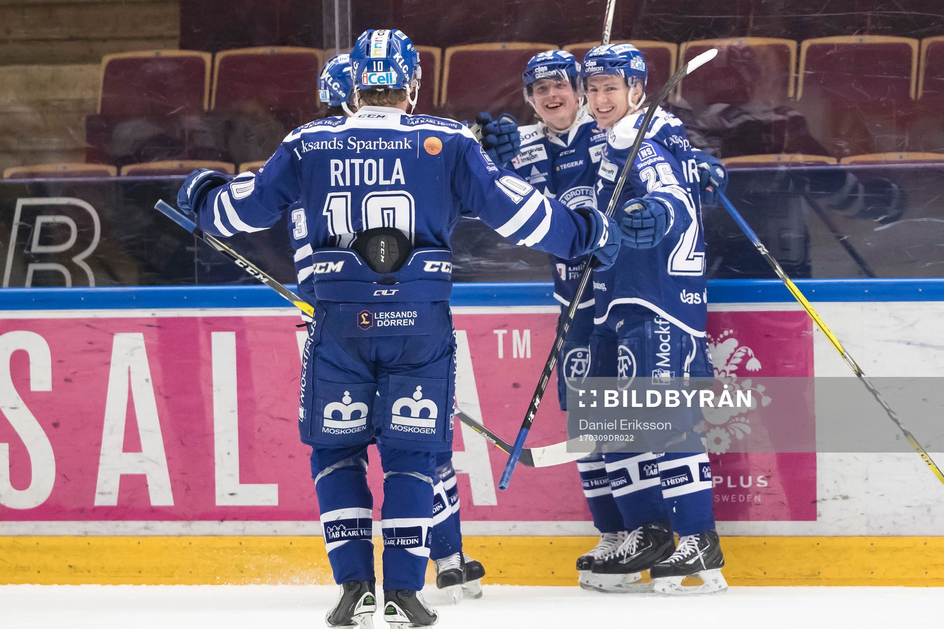 Leksands Johan Porsberger jublar