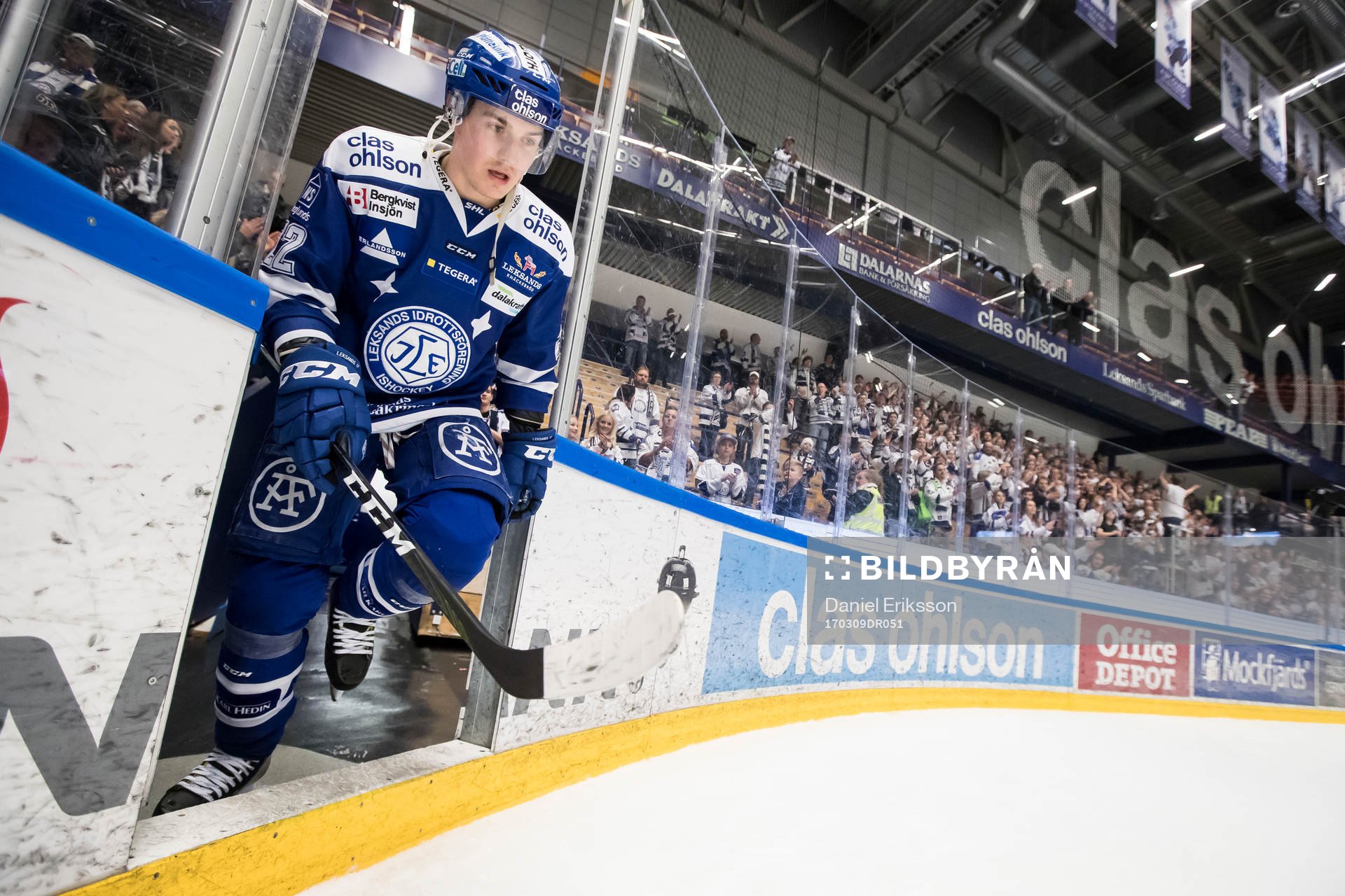 Leksands Martin Grönberg utsedd till matchens krigare i