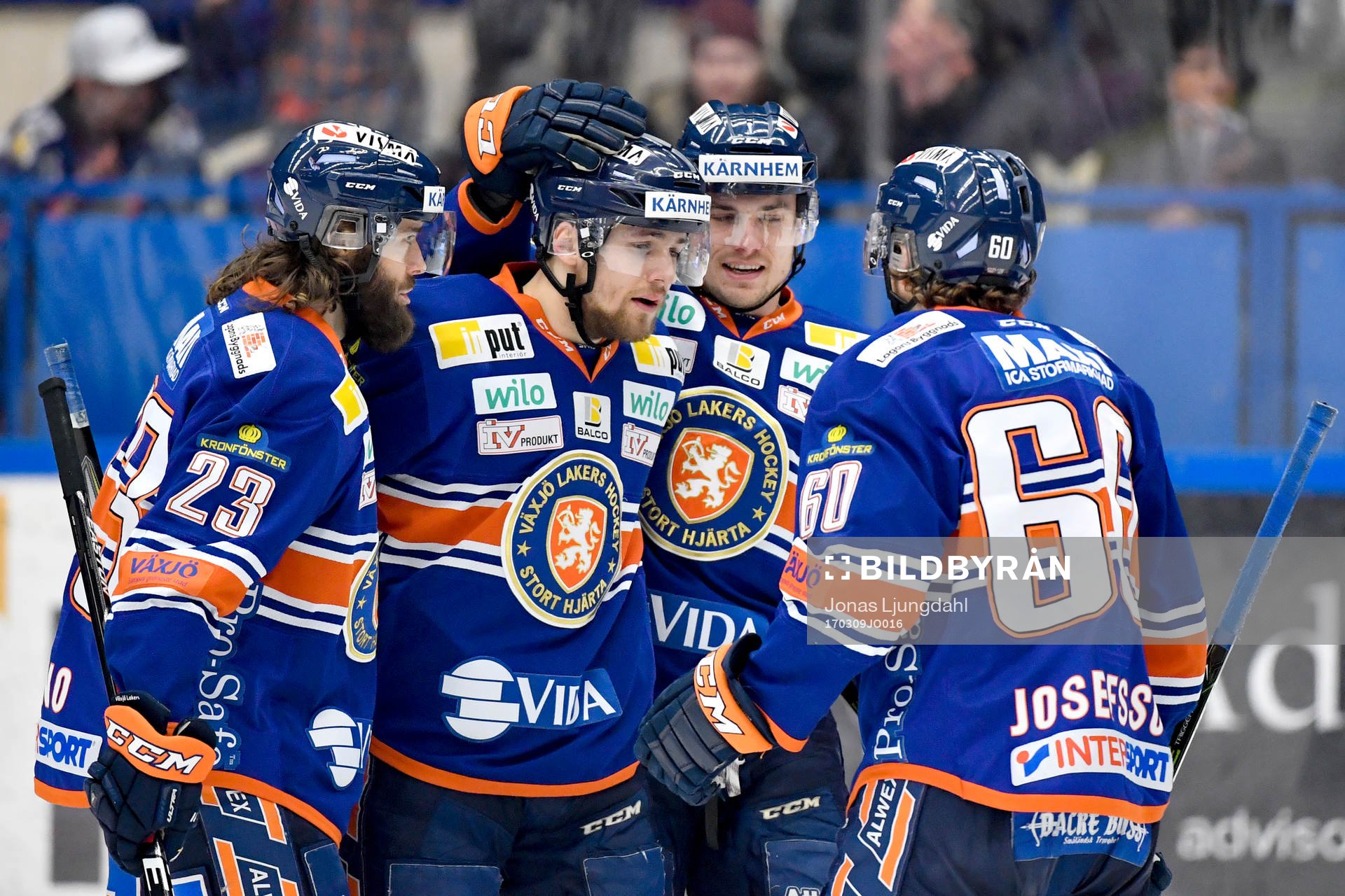 Växjös Pontus Netterberg jublar