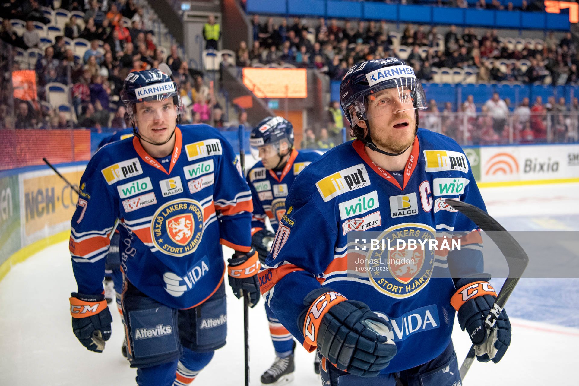 Växjös Erik Josefsson jublar