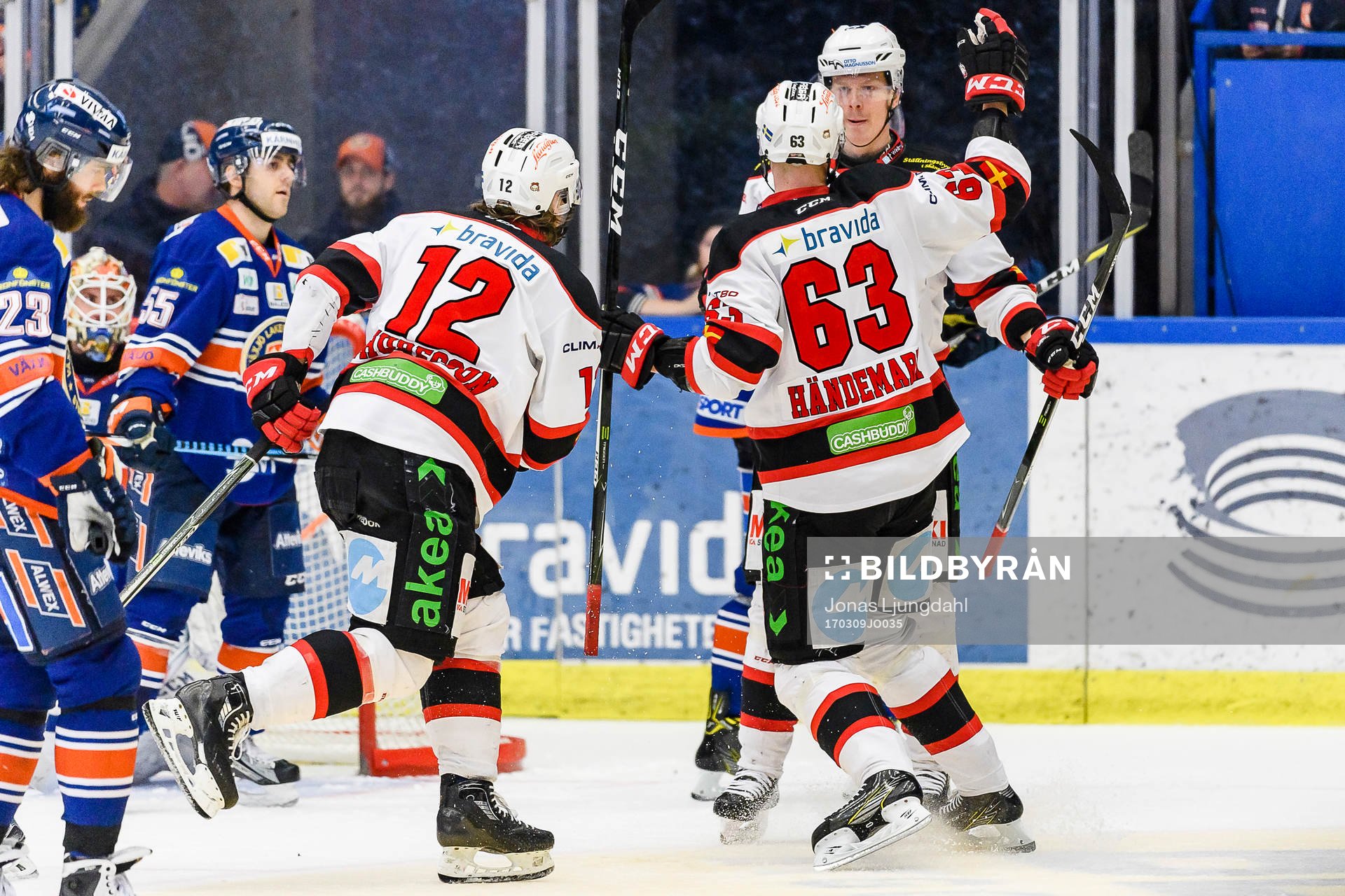 Malmö Redhawks Lars Bryggman jublar