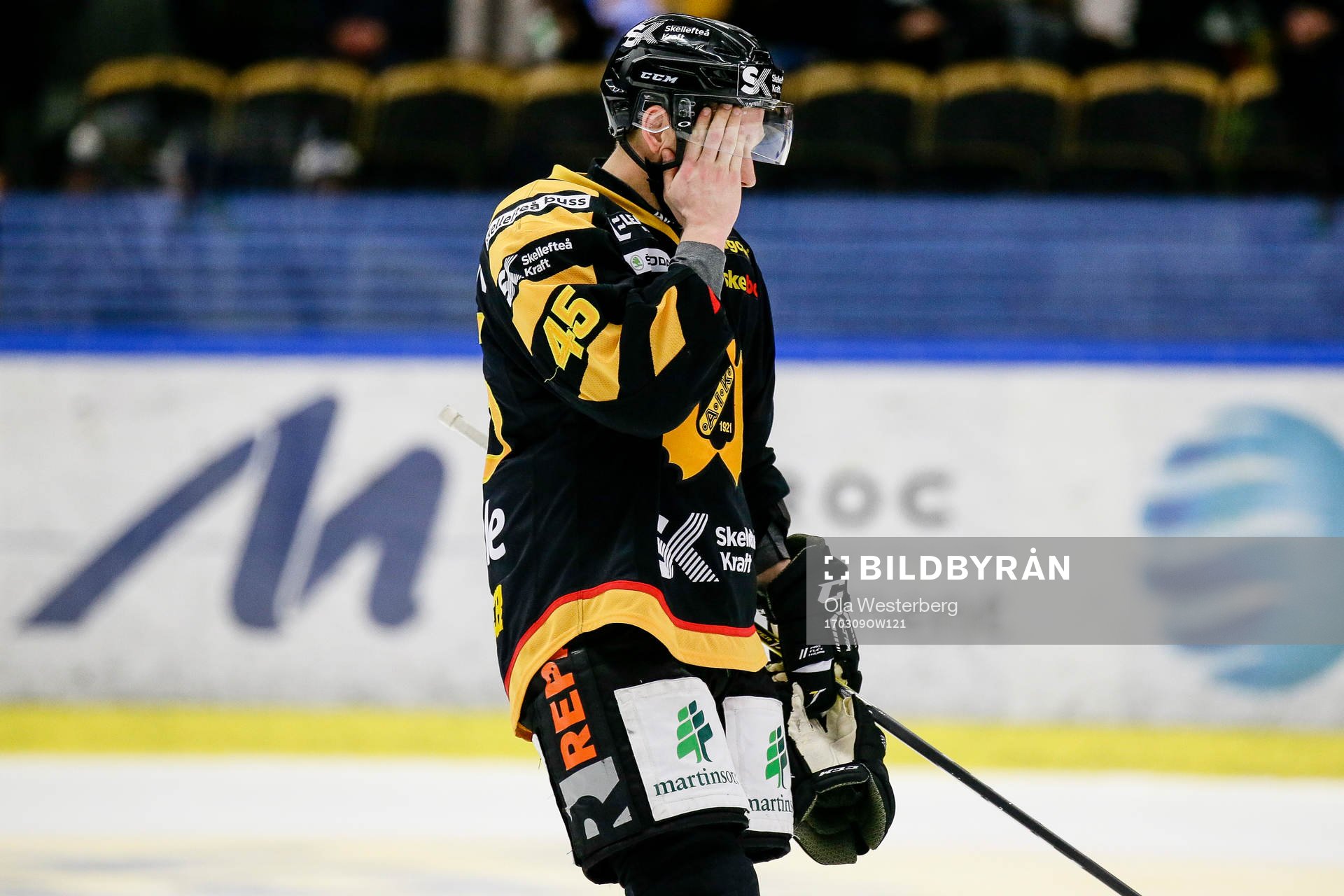 Skellefteås Oscar Möller deppar