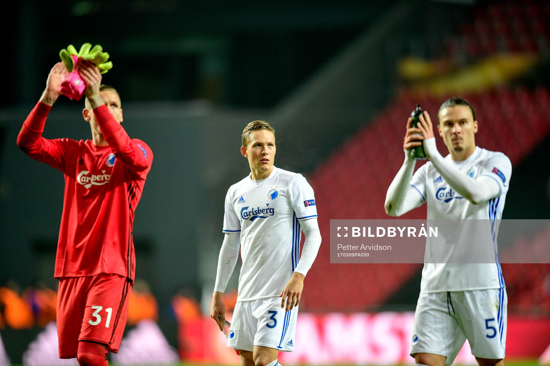 FC Köpenhamns målvakt Robin Olsen, Ludwig Augustinsson