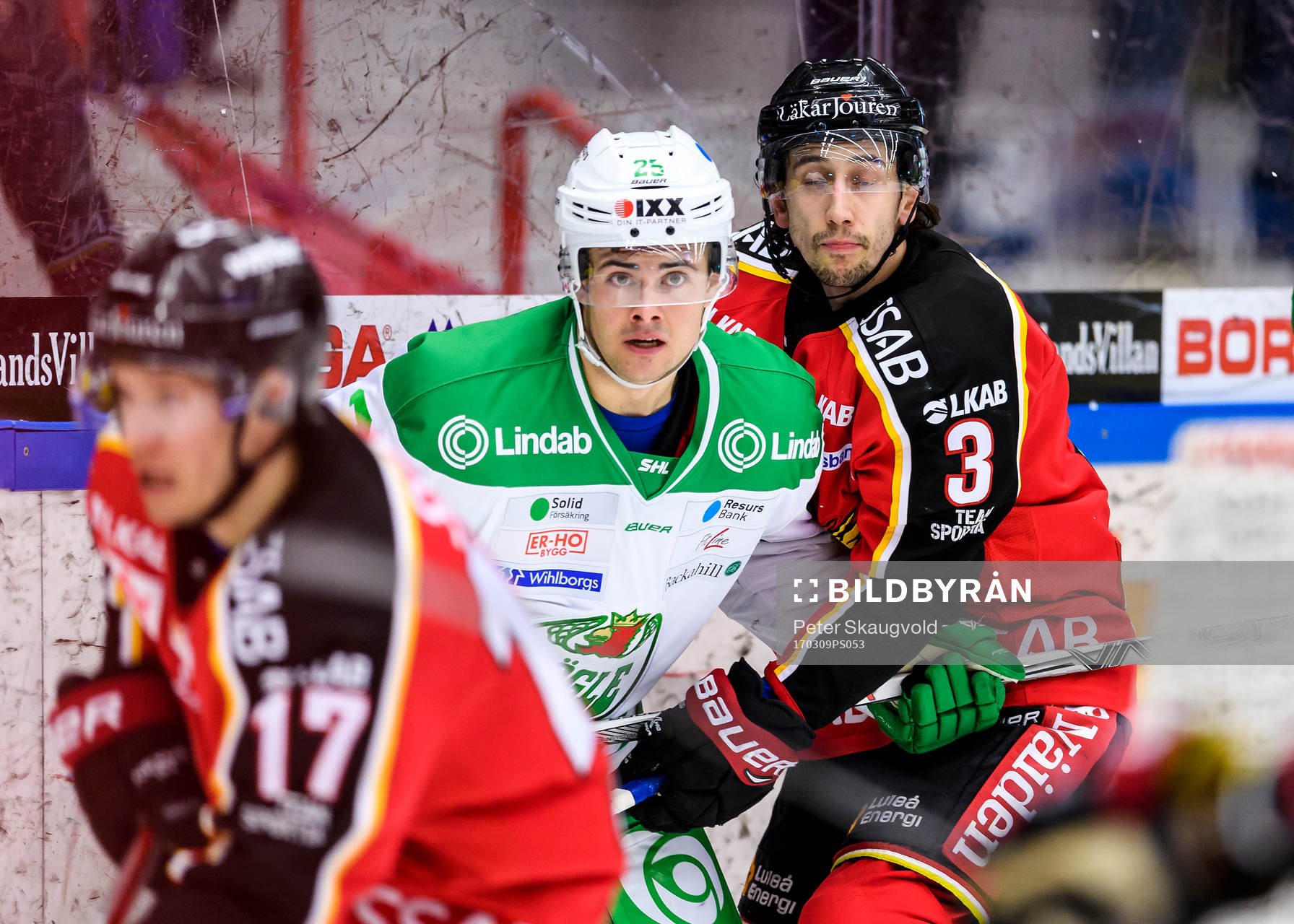 Rögles Ludvig Elvenes och Luleås Daine Todd