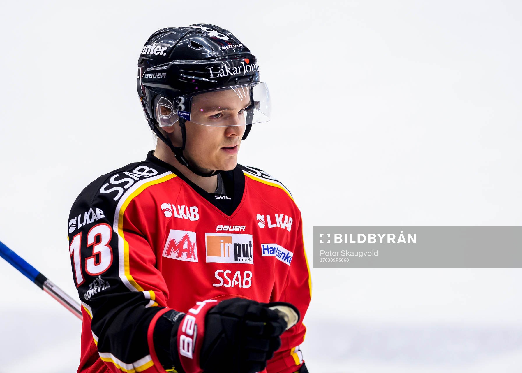 Luleås Julius Junttila jublar