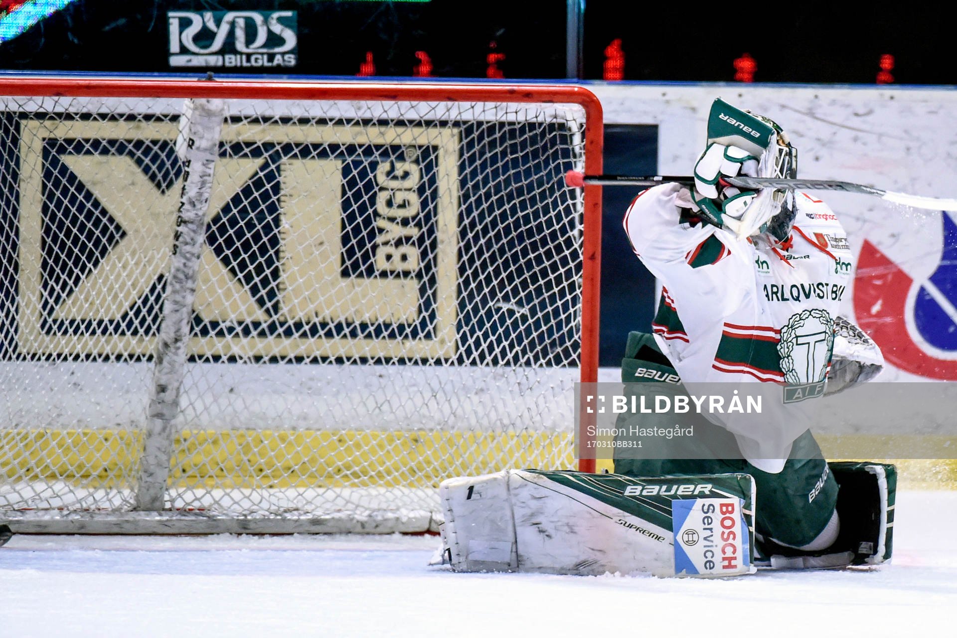 Tingsryds målvakt Niklas Rubin släpper in 1-0