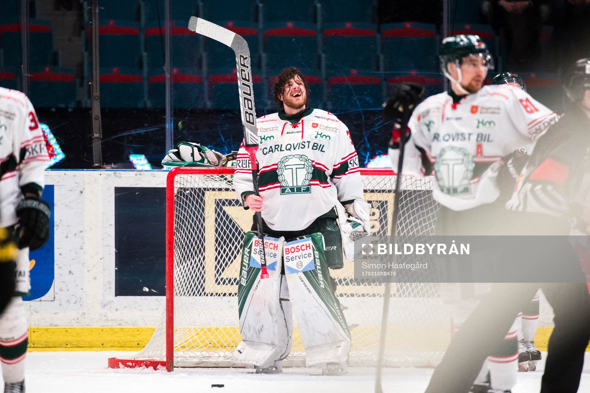 Tingsryds målvakt Niklas Rubin deppar