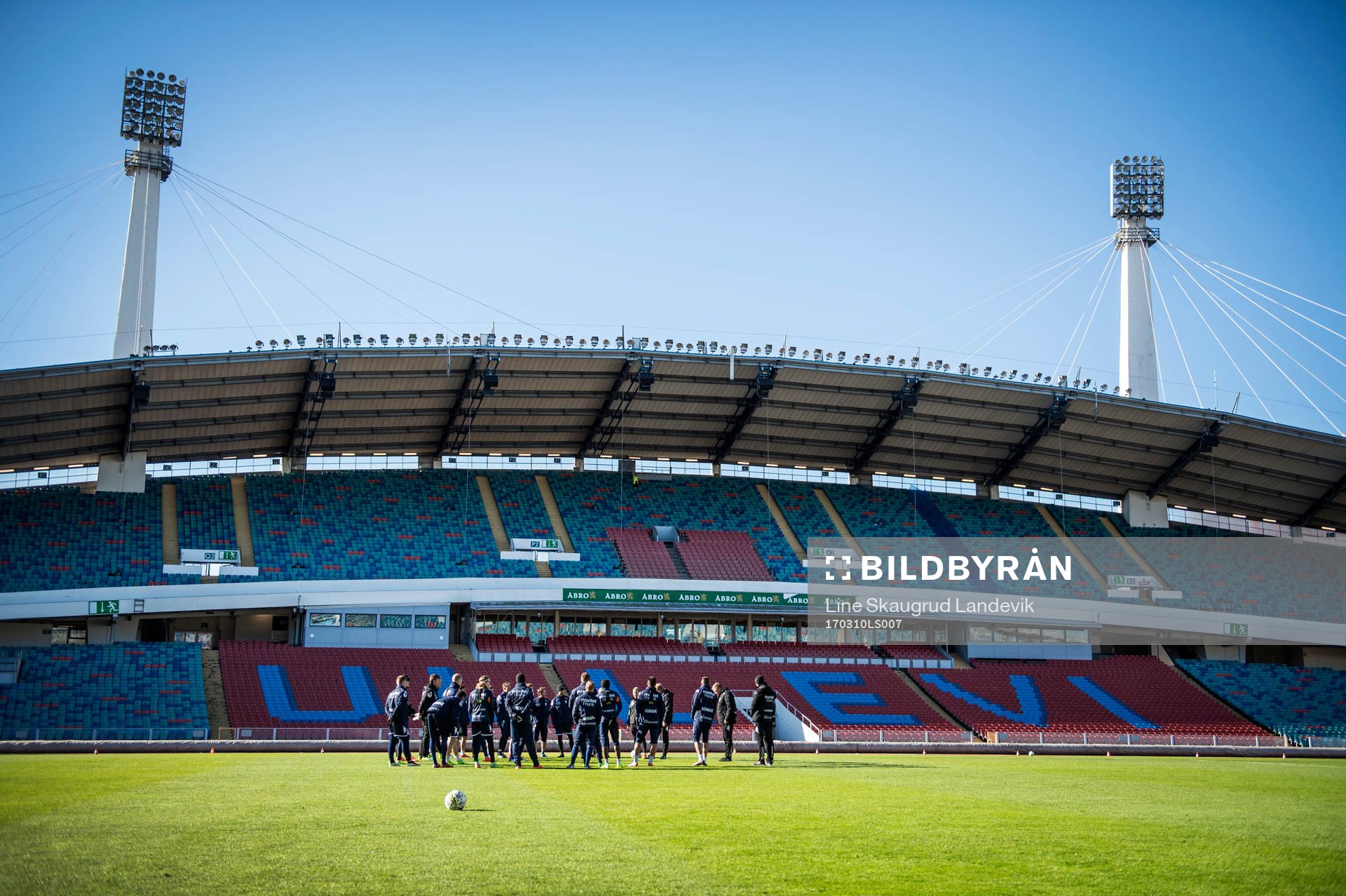 IFK Göteborg tränar på Ullevi