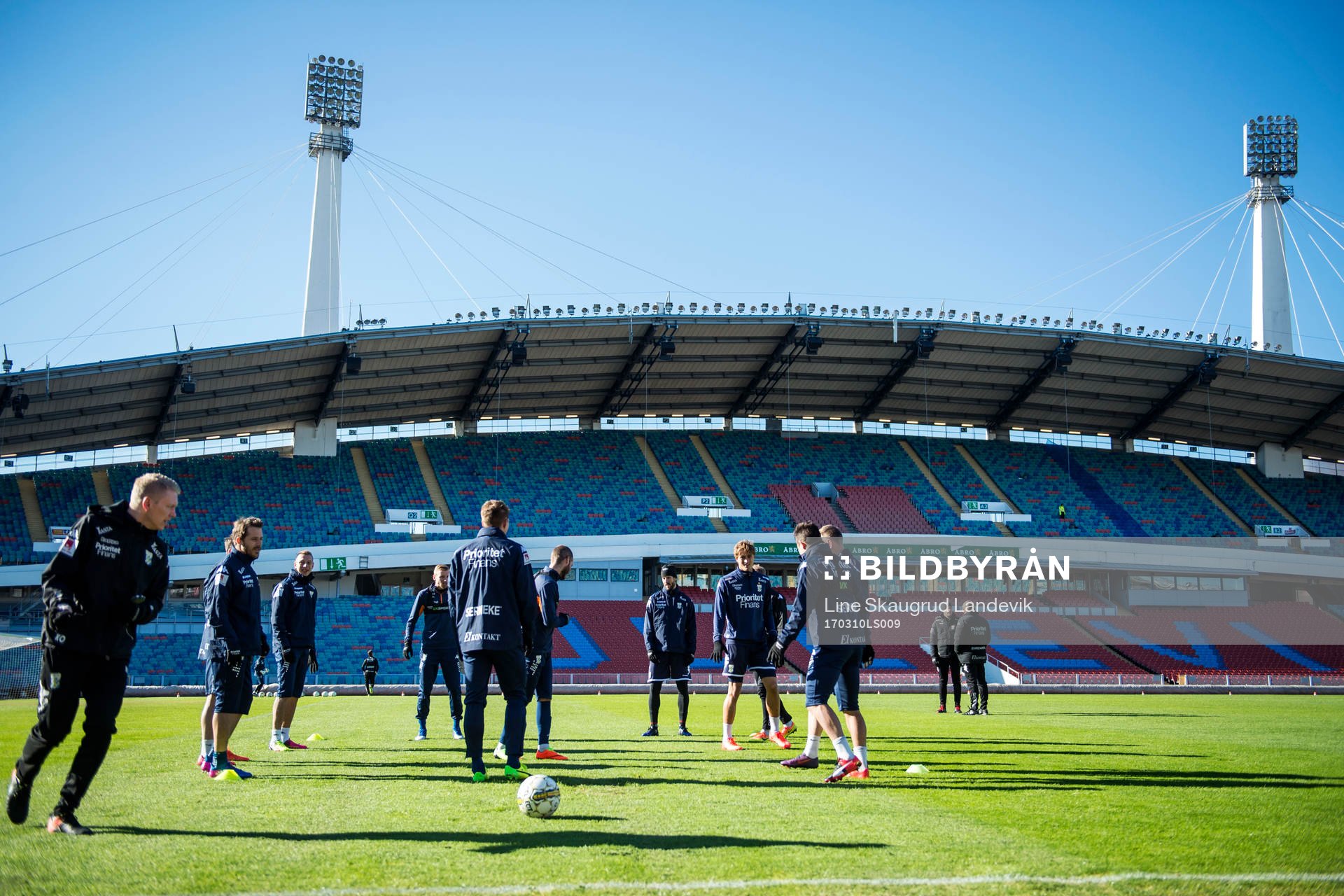 IFK Göteborg tränar på Ullevi