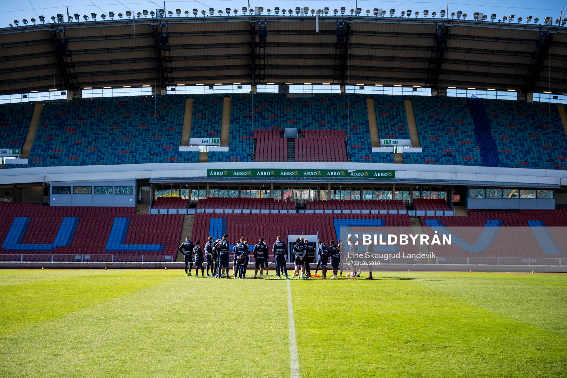 IFK Göteborg tränar på Ullevi