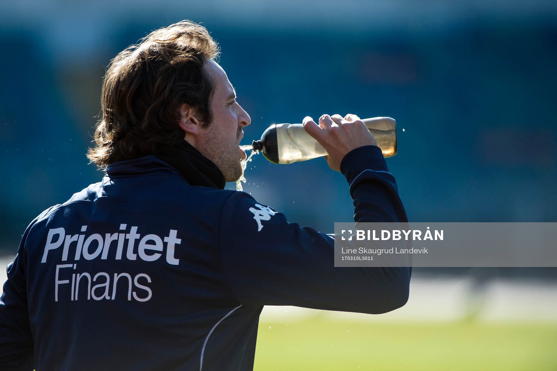 Mikkel Diskerud tränar med IFK Göteborg den 10 mars 2017 i Göteborg.