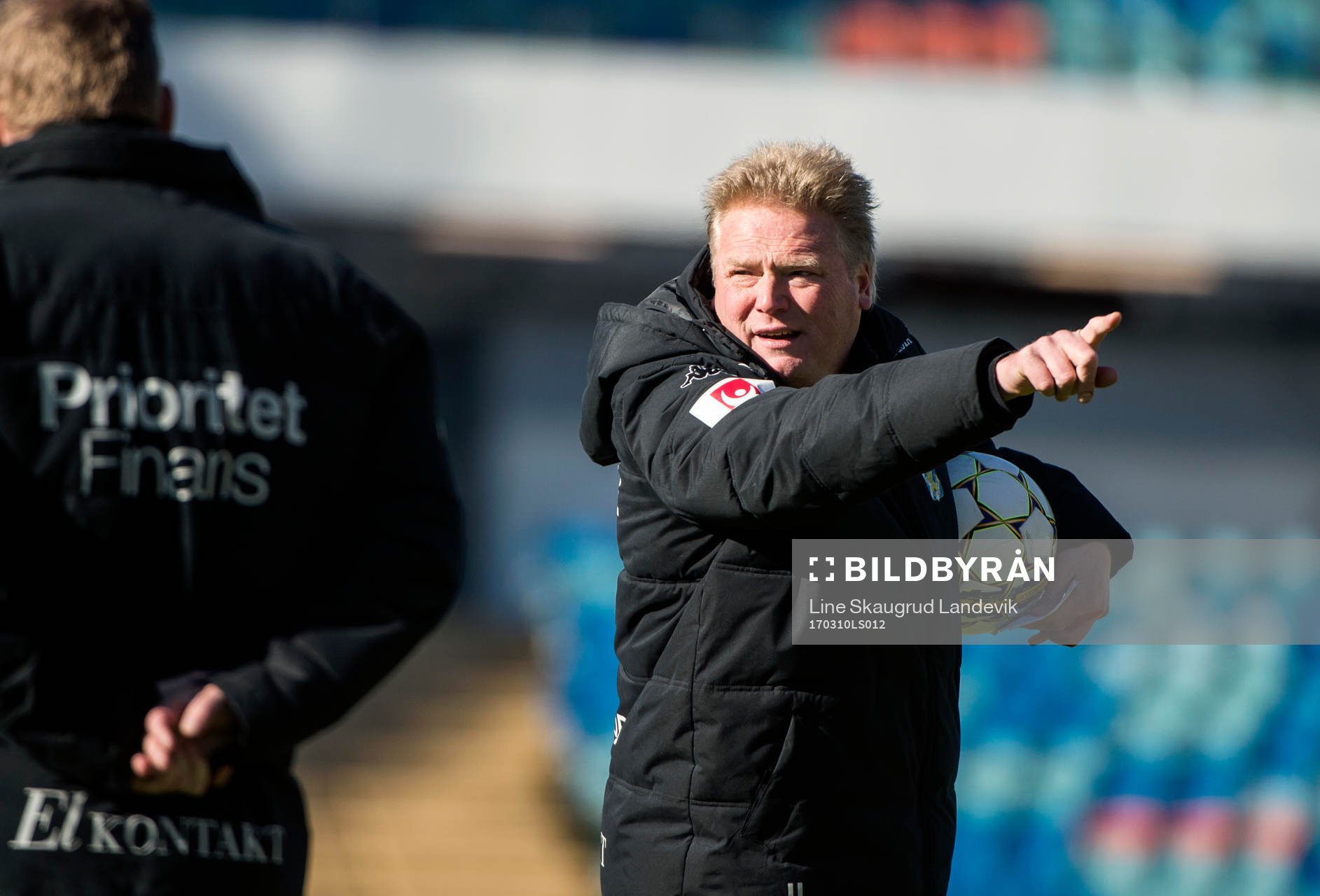 Tränare Jörgen Lennartsson tränar med IFK Göteborg