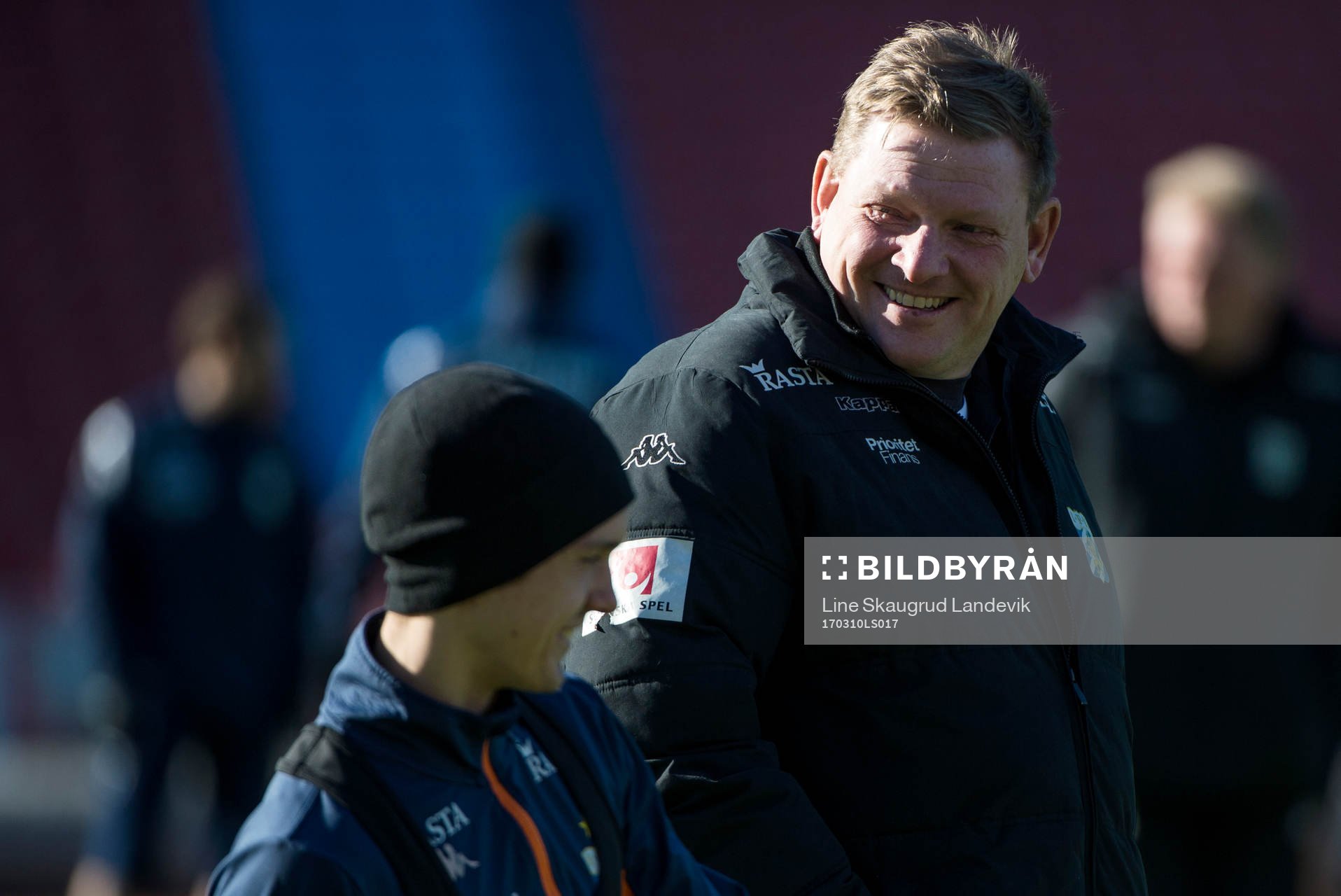 Assisterande tränare Alf Westerberg tränar med IFK