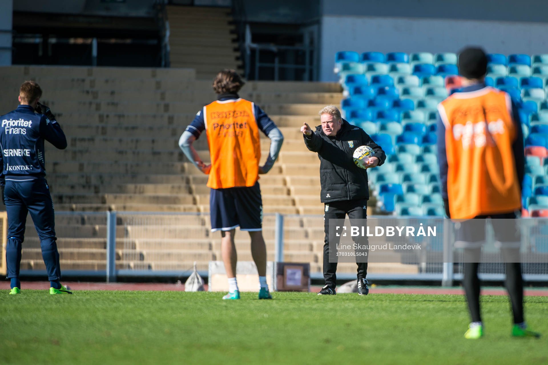 Tränare Jörgen Lennartsson tränar med IFK Göteborg