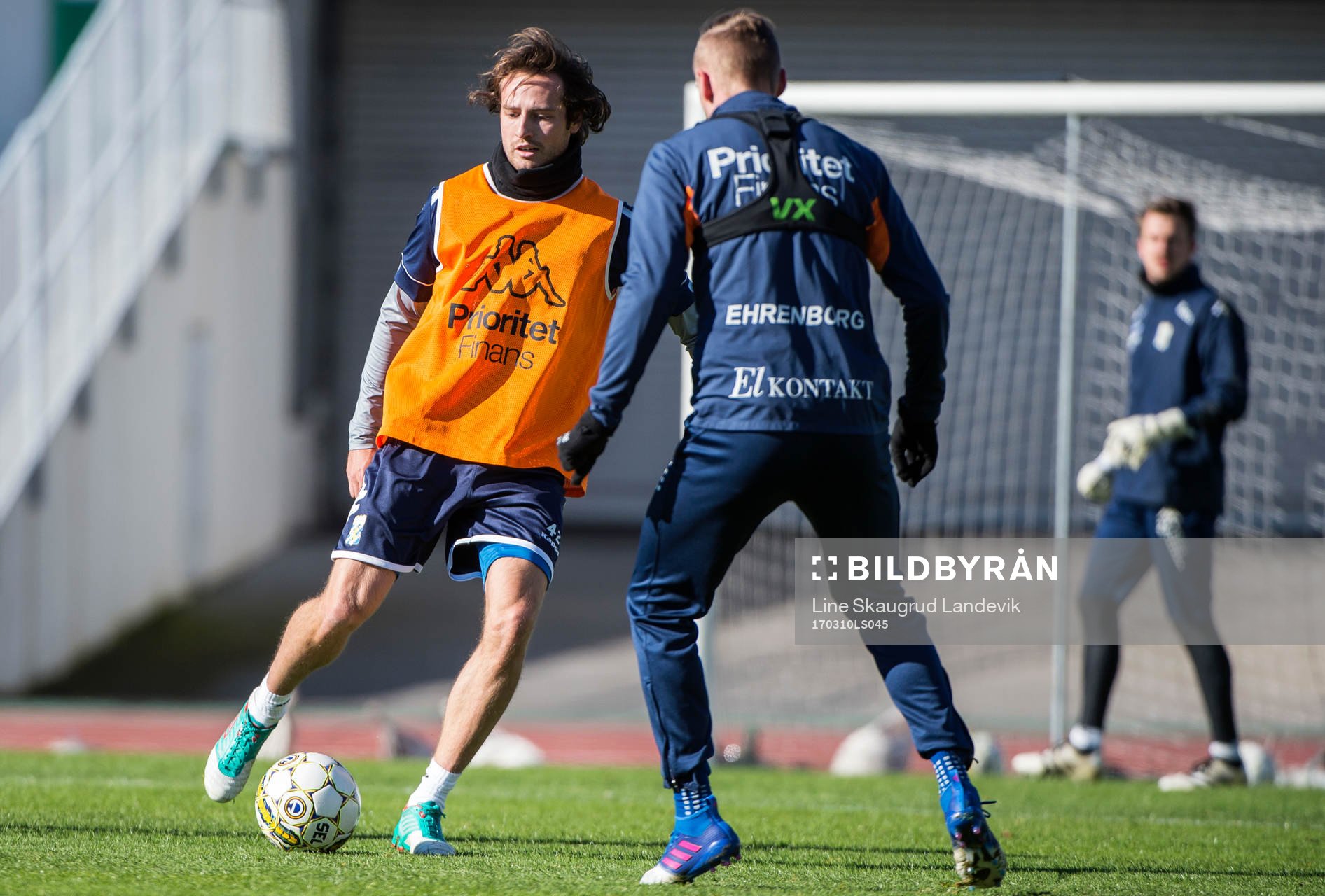 Mikkel Diskerud tränar med IFK Göteborg den 10 mars 2017 i Göteborg.