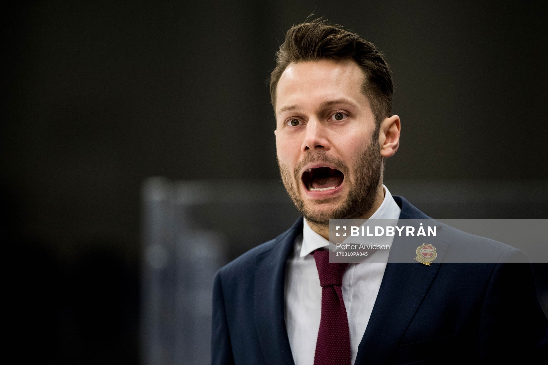 Almtunas assisterande tränare Martin Gudmundssen