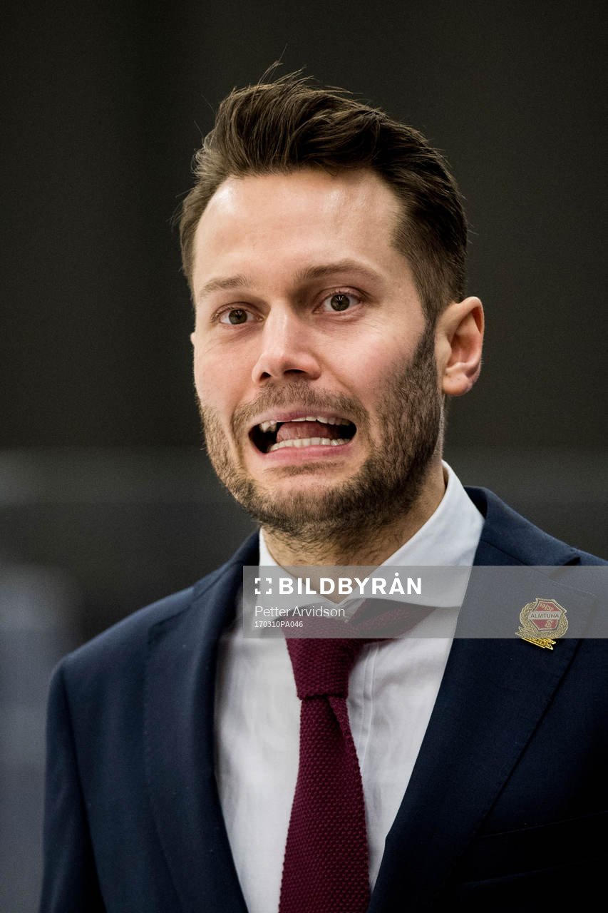 Almtunas assisterande tränare Martin Gudmundssen